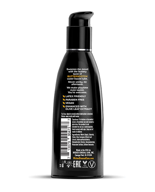 Wicked Sensual Care Aqua Water Based Lubricant - Butterscotch