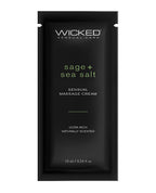 Wicked Sensual Care Sage & Sea Salt Massage Cream - .