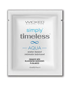 Wicked Sensual Care Simply Timeless Aqua Water Based Lubricant - .