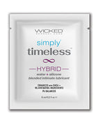 Wicked Sensual Care Simply Timeless Hybrid Water & Silicone Lubricant - .