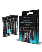 Wicked Sensual Care Anal Adventure Kit - Bottles
