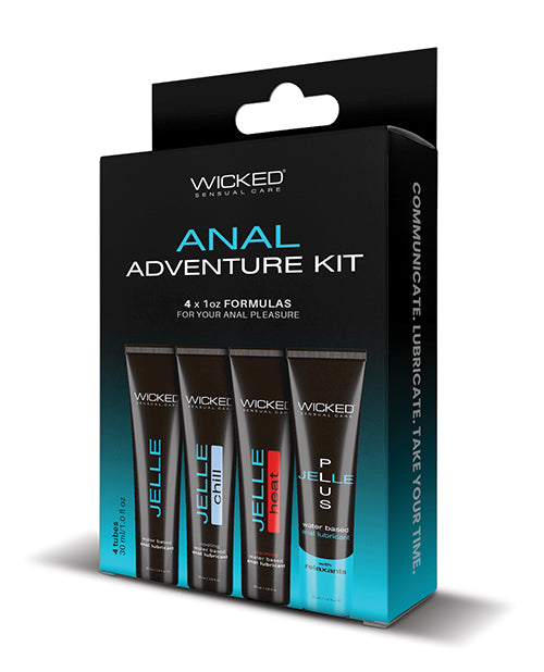 Wicked Sensual Care Anal Adventure Kit - Bottles