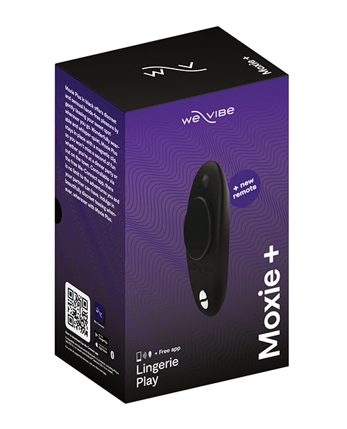 We - Vibe Moxie+ Panty Vibe - Satin Black