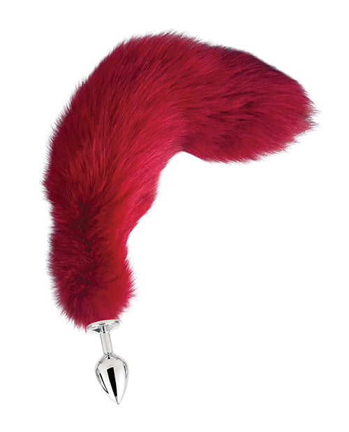 Fox Tail Plug - Cherry Red