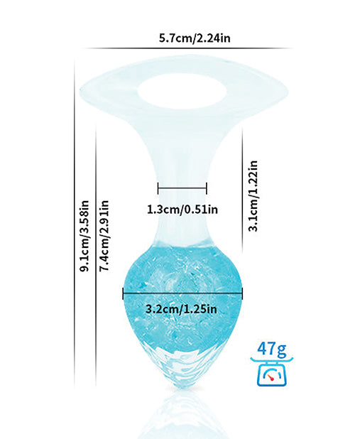 Luxe Prism Plug - Blue