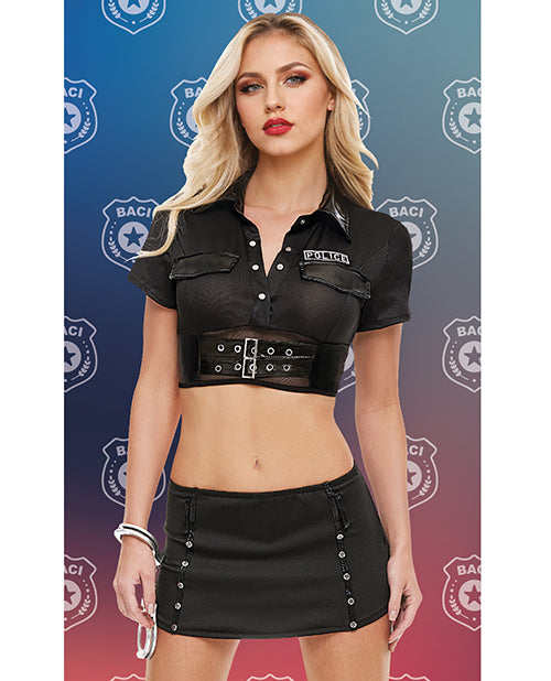Dreams by Baci Lingerie Badge of Desire 4 - pc Set - Black