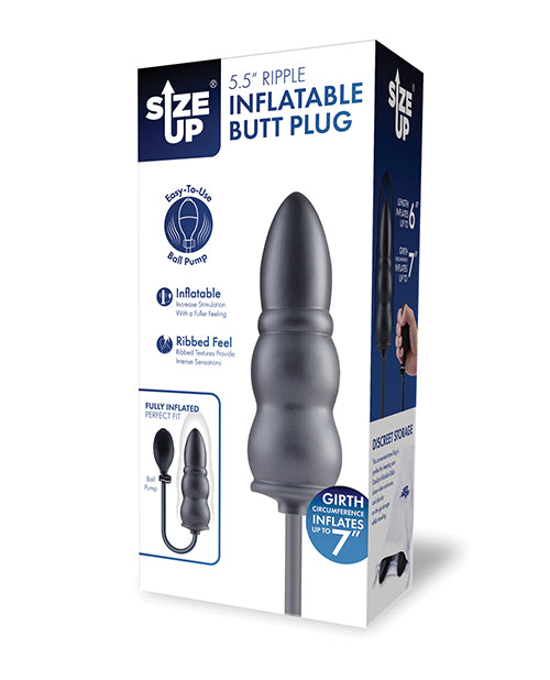 Size Up Ripple Inflatable Butt Plug