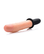 Master Series Onslaught 13 Mode Vibrating Dildo Thruster - Light