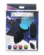 Booty Sparks Silicone Vibrating LED Plug