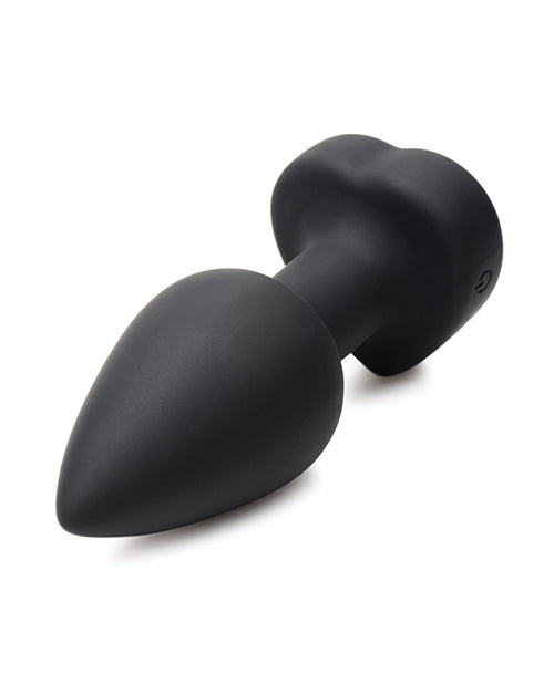 Booty Sparks 28X Silicone Vibrating Red Heart Anal Plug w/Remote