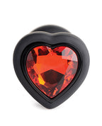 Booty Sparks 28X Silicone Vibrating Red Heart Anal Plug w/Remote