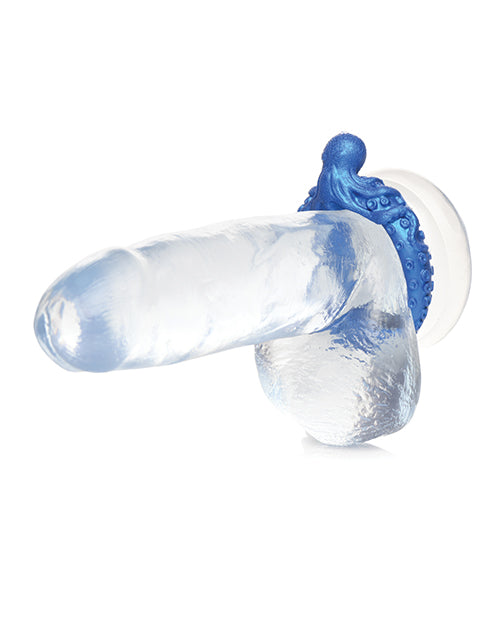 Creature Cocks Poseidon' Octo Silicone Cock Ring - Blue