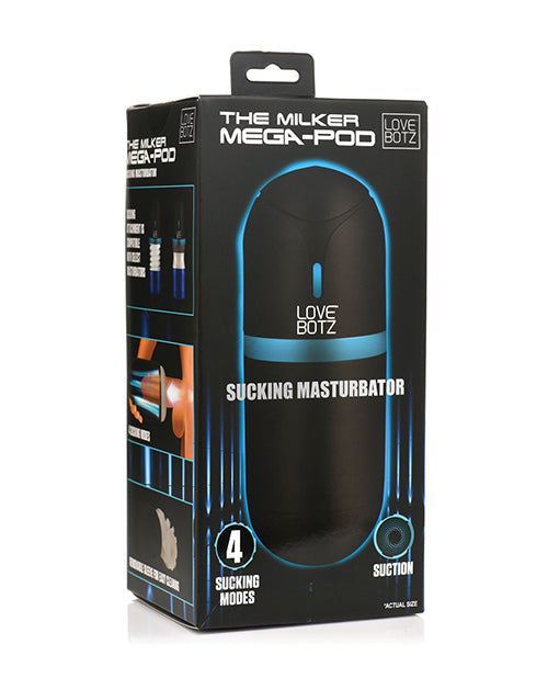 The Milker Mega - Pod Sucking Masturbator - Black/Clear