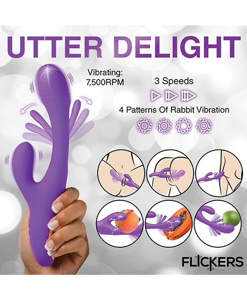 Inmi Tri - Flick Flicking Rabbit Vibrator - Purple