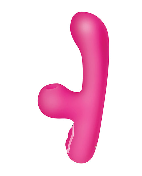 Bang! 10X G - Spot Rabbit Vibrator w/Suction - Pink