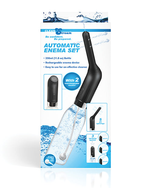 Automatic Travel Enema Set w/2 Nozzles
