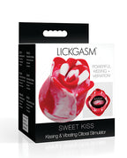 Lickgasm Sweet Kiss Kissing & Vibrating Clitoral Stimulator - Swirl