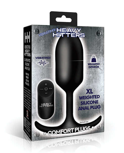 Heavy Hitters - Vibrating Weighted Silicone Anal Plug