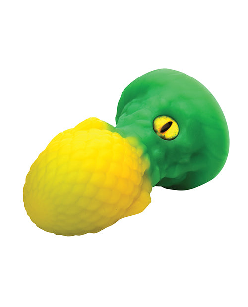 Creature Cocks - Eye of the Dragon Silicone Butt Plug - Green