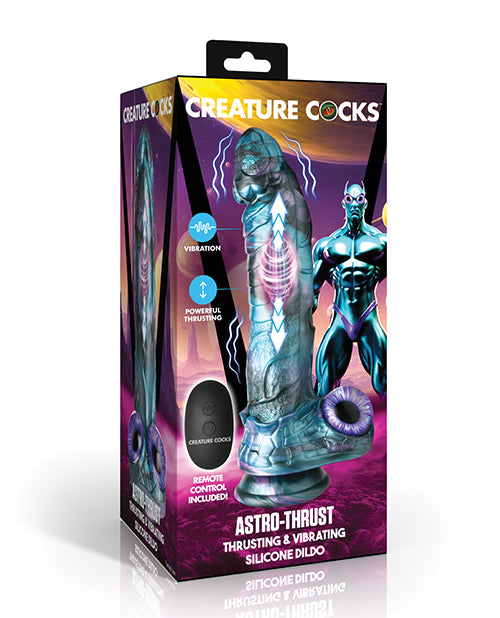 Creature Cocks - Astro - Thrust Thrusting & Vibrating Silicone Dildo