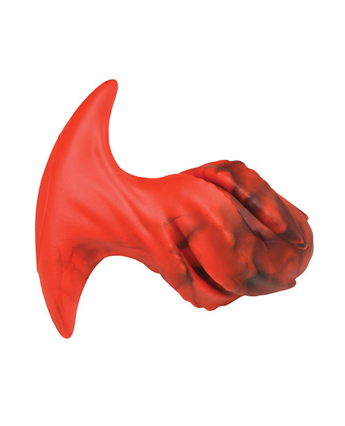 Creature Cocks Dragonspawn Silicone Butt Plug - Black/Red