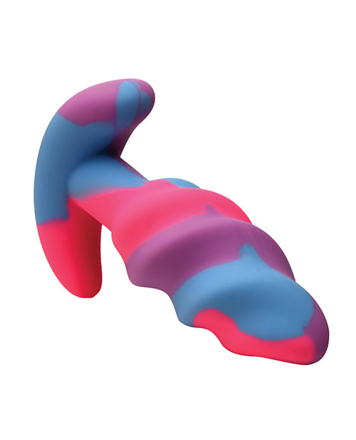 Creature Cocks - Unicorn Swirl Silicone Butt Plug