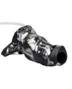 Creature Cocks Night Prowler Squirting Silicone Penis Enhancer - Silver