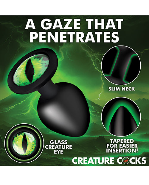 Creature Eye Green Eye Silicone Butt Plug