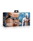 Creature Cocks Snow Wolf Hollow Strap - On w/Harness