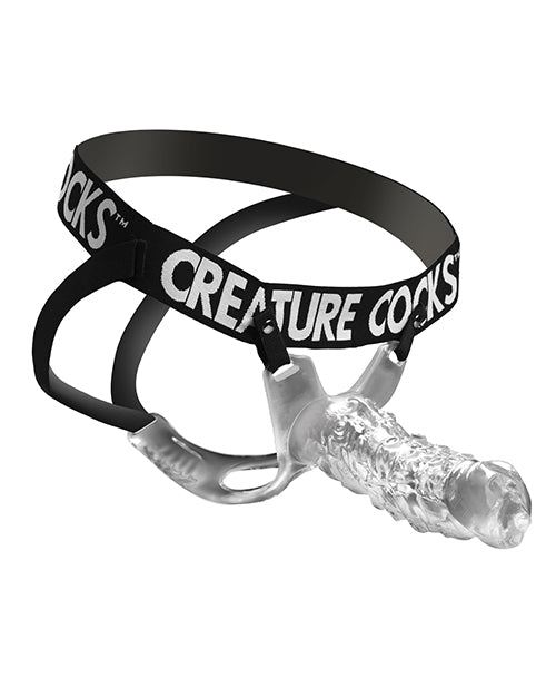 Creature Cocks King Kraken Hollow Strap - On w/Harness