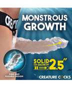 Creature Cocks King Kraken Hollow Strap - On w/Harness