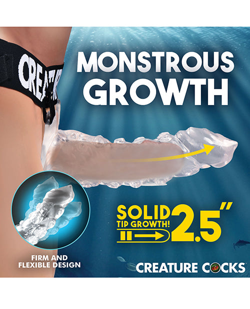 Creature Cocks King Kraken Hollow Strap - On w/Harness