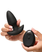 Bang! Thrusting & Vibrating Butt Plug - Black