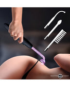 Master Series Elektrawand Rechargeable Violet Wand w/Attachments - Black