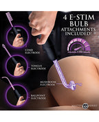 Master Series Elektrawand Rechargeable Violet Wand w/Attachments - Black
