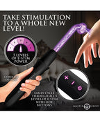 Master Series Elektrawand Rechargeable Violet Wand w/Attachments - Black