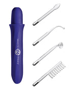 Master Series Elektrawand Rechargeable Violet Wand w/Attachments - Purple