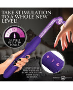 Master Series Elektrawand Rechargeable Violet Wand w/Attachments - Purple