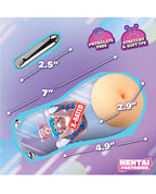 Hentai Fantasies Haruka the Gamer Girl Vibrating Ass Stroker