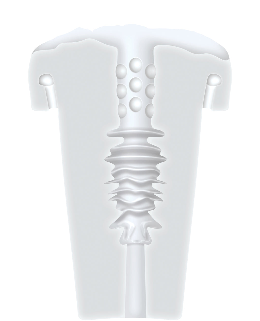 Zero Tolerance Sucking Good Rechargeable Vibrating Pump - White/Clear